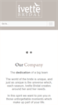 Mobile Screenshot of ivettebridal.com
